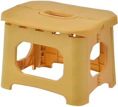 Zdjęcie produktu dla Verk 27478 Składany stołek antypoślizgowy 23 x 16 x 20 cm, żółty