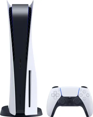 Produktbild von Sony PlayStation 5, PlayStation 5, Schwarz, Weiß, 16000 MB, GDDR6, AMD, AMD Ryzen Zen 2