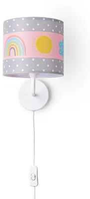 Produktbild von Nachttischlampe Schlafzimmer Tischleuchte Bunt Wandlampe Schlafzimmer Regenbogen