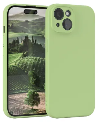 Produktbild von EAZY CASE - TPU Hülle für Apple iPhone 15, TPU Case stoßfeste Handyhülle, weiches Cover mit Kameraschutz, Silikonhülle in Grün