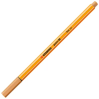 Produktbild von Fineliner - STABILO point 88 - Einzelstift - ocker dunkel