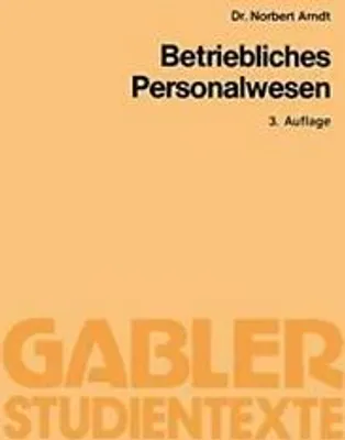 Produktbild von Betriebliches Personalwesen