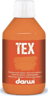 Zdjęcie produktu dla Darwi Tex Farba do tkanin Orange 250 ml 1 szt.