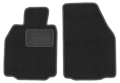 Produktbild von Velours-Fußmatten Vorne für Porsche 911 (typ 997) 2002-2012 (Cabro/Coupé/Targa) – 2-tlg, Graphit, passgenau – Wielganizator LUX