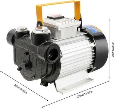 Produktbild von Elektrische Transferpumpe, selbstansaugend - 550 W Leistung - Fördermenge: 20-60 Liter pro Minute - Gehäuse aus Gusseisen und Aluminium - Für Dieselkraftstoff
