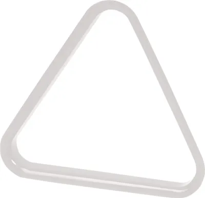 Image de John West Triangle 57 mm PVC Blanc