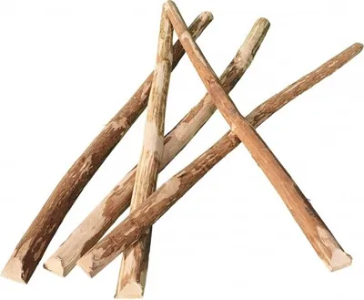 Produktbild von Zaunlatten Haselnuss - Naturbelassene Holzlatten zum Zaunbau oder Wandverkleidung 90 cm 1 Stück Breite 5 cm / Stärke 2 cm