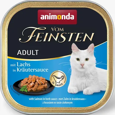 Zdjęcie produktu dla animonda Vom Feinsten 83361, Dorosły, Łososiowy, 100 g