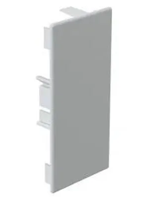 Obrázek produktu pro GGK parapetní kanál koncový kus 62x130 čistě bílý RAL 9010, 1 ks.