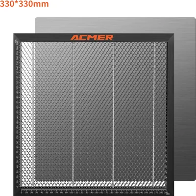 Zdjęcie produktu dla TEVOUP ACMER-E10 330 x 330 mm Stół o strukturze plastra miodu do maszyn NEJE/XTOOL/ORTUR/SCULPFUN