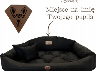 Produktbild von Hundebett Sofa 115 x 95 Dogs4life Laufstallbett + HUNDENAME