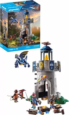 Image de PLAYMOBIL PLAYMOBIL 71483 Tour du chevalier avec forgeron et dragon 71483