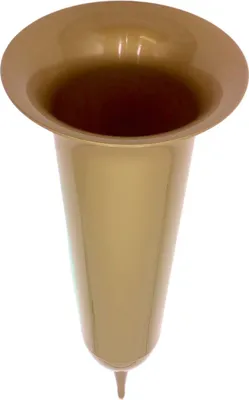 Image de BURI Vase funéraire cuivre Vase de cimetière Vase funéraire Décoration de tombe Cimetière