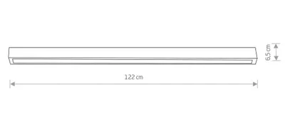 Produktbild von Plafond STRAIGHT LED CEILING L T8 22W weiß Nowodvorski 7555