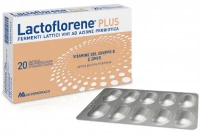 Imagen del producto de Lactoflorene Plus, 20 cápsulas gastroresistentes