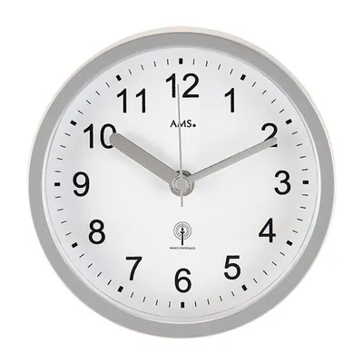 Produktbild von AMS Funk-Wanduhr, Funkwerk, D16x5cm, 5926