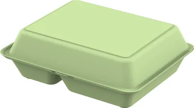 Produktbild von Menübox "Take away" Verpackung - Essensbehälter large geselliges grün