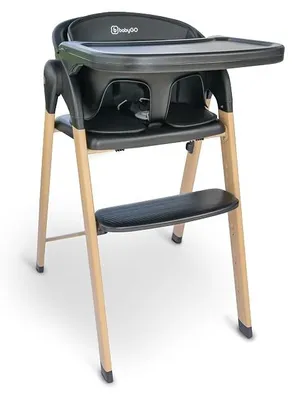 Imagen del producto de Silla alta ajustable para crecer con el niño: ideal para bebés hasta niños en edad escolar. Silla alta para bebés y niños a partir de 6 meses, con un diseño de alta calidad. Color: