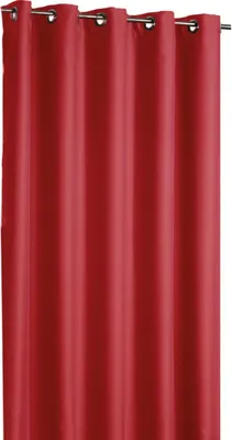 Zdjęcie produktu dla Zasłona zaciemniająca z oczkami Shadow 135 x 295 cm w kolorze czerwonym