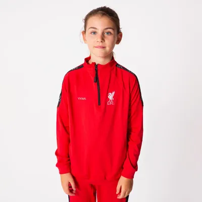 Produktbild von Liverpool FC Trainingsanzug für Kinder - Größe 140 - Jogginganzug - Fußball - Polyester - Rot