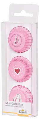Produktbild von Birkmann Mini-CupCakeförmchen Cake in the City Ø4,5 cm 72 Stück