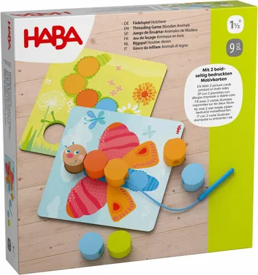 Obrázek produktu pro HABA Kleinkindwelt hra na navlékání s dřevěnými zvířátky 2012248001