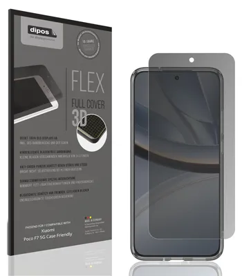 Immagine prodotto di Pellicola protettiva Privacy per Xiaomi Poco F7 5G Case Friendly Protezione Antiurto Anti-Shock