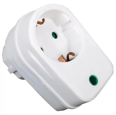 Produktbild von HQ EL-SPP01, 1 AC-Ausgänge, 250 V, 50 Hz, Weiß, 80 x 120 x 50 mm, 0,044 kg