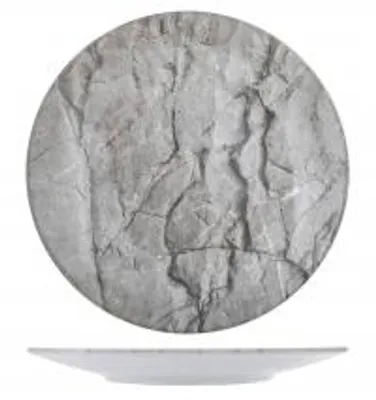 Immagine prodotto di H&H Set 12 Piatti In Stoneware Petra Piano