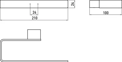 Produktbild von Emco 055513300 Handtuchring loft 13300