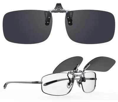 Imagen del producto de Gafas de sol abatibles, polarizadas, con protección UV400, para usar con gafas graduadas, ideales para conducir
