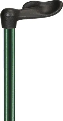 Produktbild von Gehstock | Ossenberg| Simple Hart | verstellbar | Links| Metallic Grün