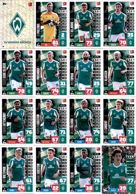 Produktbild von Topps Match Attax - 2020/21 - Mannschaftspaket - SV Werder Bremen