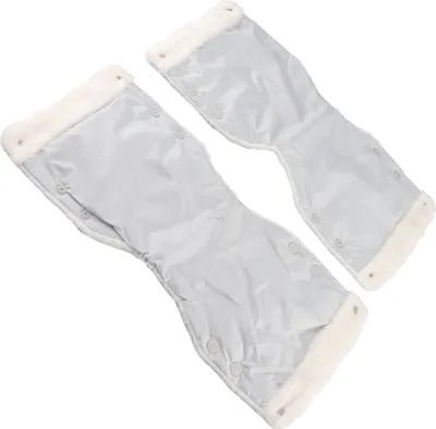 Produktbild von Kinderwagen-Handschuhe, Handwärmer, warm, wasserdicht, Kinderwagen-Handmuffs, Zubehör, Silber