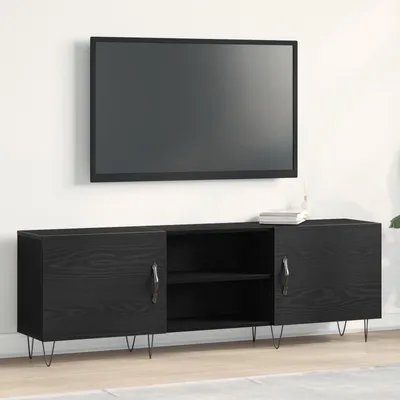 Produktbild von Möbel TV-Schrank Schwarz Eiche 150x30x50 cm Holzwerkstoff - TV-Schränke 862961