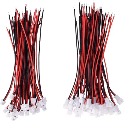Produktbild von 20 Paare 1,25 mm JST 2 Pin Mikro Elektronik Männlichen und Weiblichen Steckverbinder Stecker mit 10 cm Draht Kabel