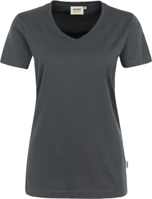Produktbild von Women-V-T-Shirt Performance - Anthrazit - Größe M