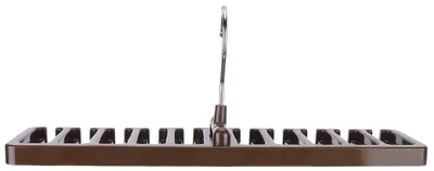 Produktbild von Multifunktions-Krawattenhalter, drehbarer Haken, Gürtelhalter, Schrank, Krawatten, Aufbewahrungsorganisator, Braun