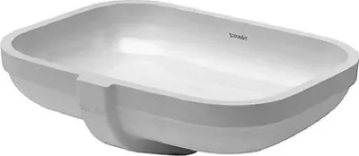 Produktbild von Einbauwaschtisch HAPPY D. m ÜL o HLB 480x345mm ohne Hahnloch weiß weiß