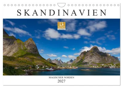 Produktbild von Skandinavien: Magischer Norden (Wandkalender 2027 DIN A4 quer), CALVENDO Monatskalender
