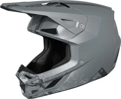 Produktbild von SHOT SPEED BATTLE MX-Helm matt grau XS