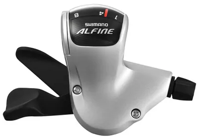 Image de Shimano Alfine S503 levier de vitesse droit noir, argent 8s noir, argent 8s