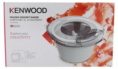 Produktbild von Kenwood KAX71.000WH, Gefrorene Dessertmaschine, Weiß, Kunststoff, 287,1 mm, 242,9 mm, 163,7 mm