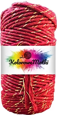 Produktbild von Makramee Garn Blutgoldfaden 2mm 60m | Naturliche Stark, Baumwollgarn, Baumwollschnur, Perfekt für Basteln