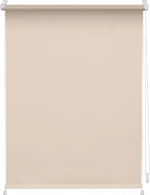 Produktbild von Lichtblick Rollo Klemmfix, ohne Bohren, verspannt, Verdunkelung Creme, 200 cm, 80 cm x 200 cm (B x L)