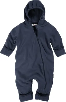 Produktbild von Playshoes - Fleece-Overall für Babys - Uni - Marine, 68