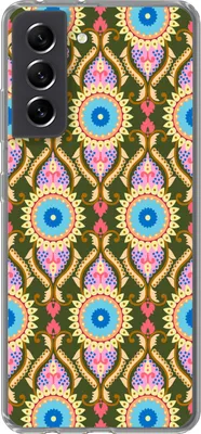 Produktbild von MuchoWow® Handyhülle Schutzhülle Hülle für Telefoonhoesje Samsung Galaxy S21 FE Design - Orient - Retro Silikon Softcase Handy Hülle - Mobiltelefonhülle