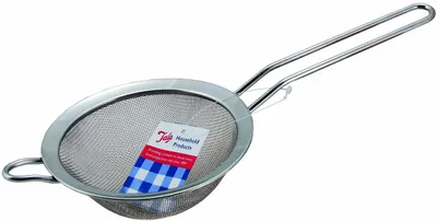 Edelstahl-Sieb 14 cm, spülmaschinengeeignet, feinmaschig