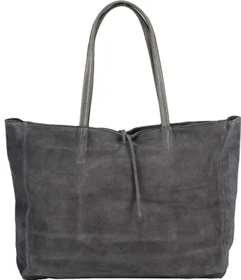 Produktbild von Hausfelder Manufaktur Shopper Velours Grau 30