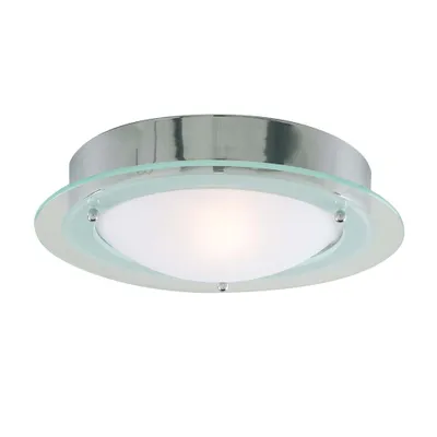 Produktbild von Deckenleuchte, Chrom, Opal, Glas, plattiert, dimmbar, IP44